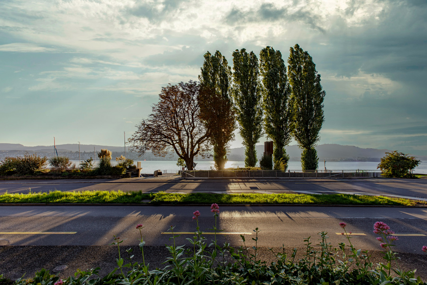 Aussicht beim Yoga